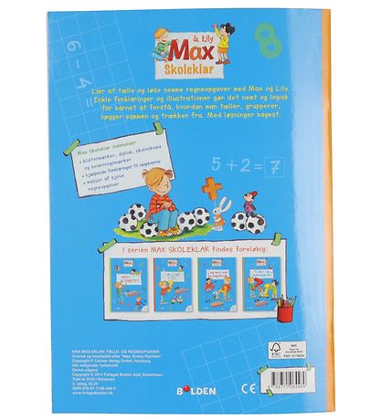 Forlaget Bolden Workbook - Max & Lily Skoleklar - Danish