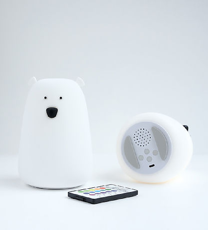 Rabbit & Friends Lamp w. Speaker - 11x15.5 cm - Bear w. Remove