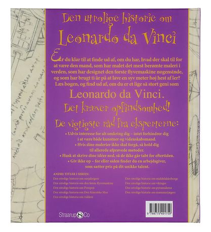 Straarup & Co Bok - Den Utrolige Historie om Leonardo da Vinci