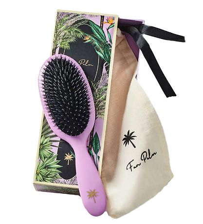 Fan Palm Hairbrush - Medium - Butterfly