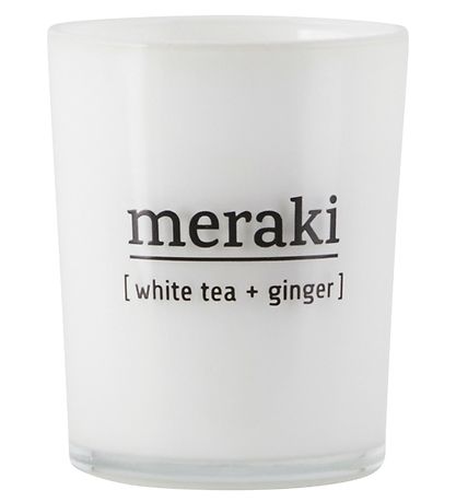 Meraki Scented Candle - 60 g - White Tea & Ginger