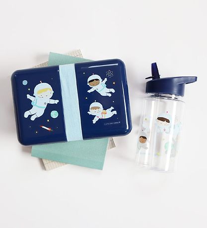A Little Lovely Company Nestisbox - Astronaut - Blár