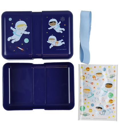 A Little Lovely Company Nestisbox - Astronaut - Blár