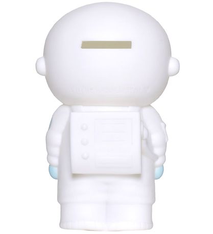 A Little Lovely Company Sparibaukur - Astronaut - Hvítt/blátt