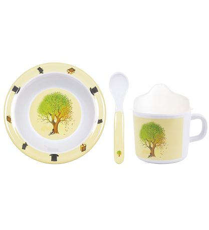 H.C. Andersen Dinner Set - Melamine - 3 Parts - Life Is Beautifu