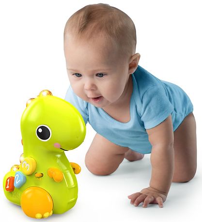Bright Starts Activity Toy - Crawl & Learn - Go, Go Dino - DA