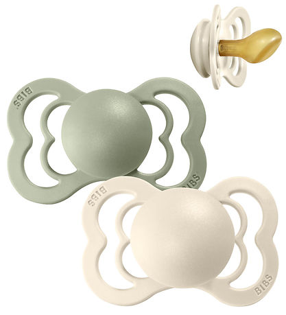 BIBS Couture Schnuller - Gr. 1 - 2er-Pack - Anatomisch - Ivory/S