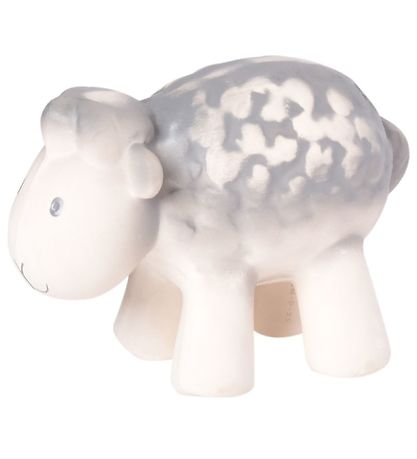 Tikiri Teether Rattle & Bath Toy - Natural rubber - Sheep - Grey