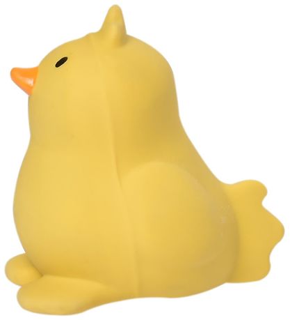 Tikiri Teether Rattle & Bath Toy - Natural Rubber - Chicken - Ye