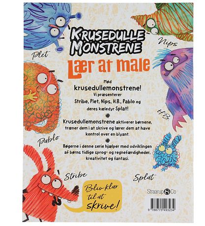 Straarup & Co Book - Krusedulle Monstrene - Learn to Paint - DA