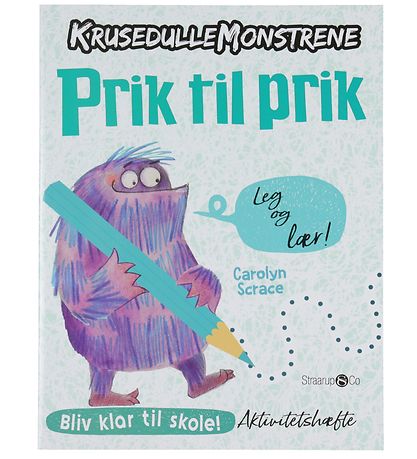 Straarup & Co Book - Krusedulle Monstrene - Dot to Dot - Danish