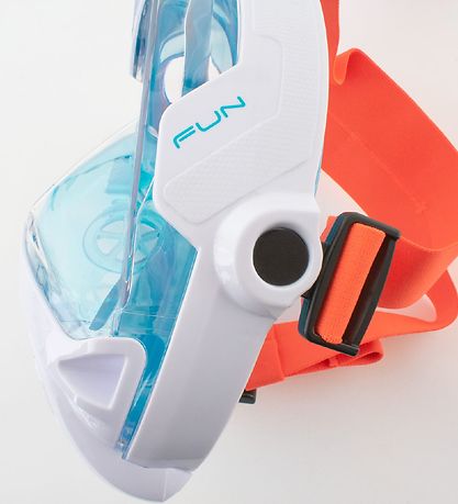 Masque de Snorkeling Seac - Fun - Blanc/Orange