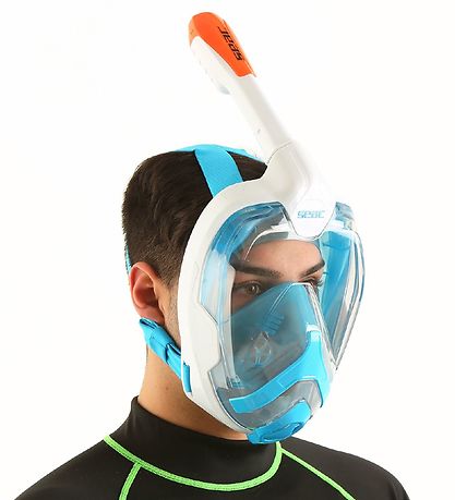 Seac Snorkel Mask - Magica - White/Orange