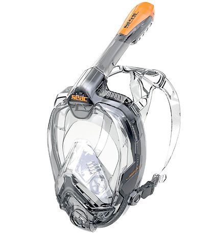 Masque de Snorkeling Seac - Libera - Noir/Orange