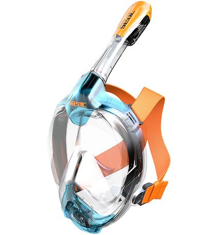 Seac Snorkel Mask - Libera - Blue/Orange