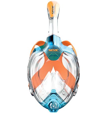 Seac Masque de Snorkeling - Libra - Bleu/Orange
