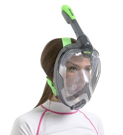 Seac Snorkelmask - Unica - Svart/Lime