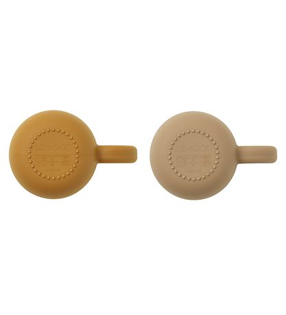 Liewood Becher - 2er-Pack - Silikon - Merce - Golden Caramel Haf