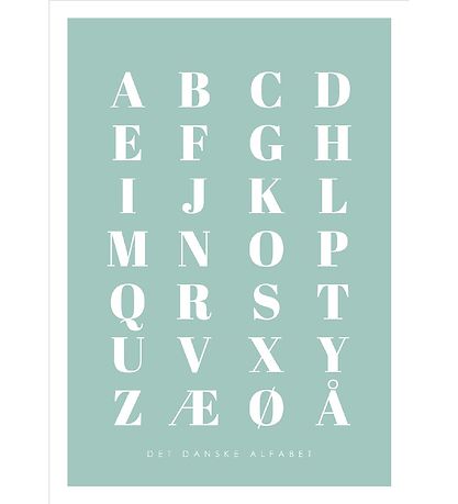 Citatplakat Poster - A3 - Alphabet Poster - Vert