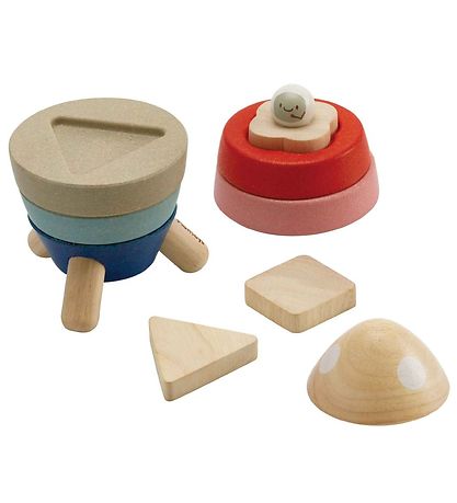 PlanToys Tré leikfang - Stack Rocket - 11 Partar