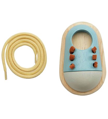 PlanToys Wooden Toy - Learn To Tie Shoe