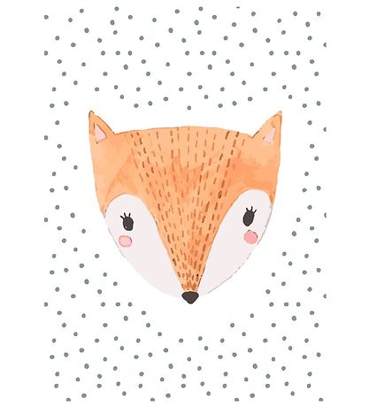 Citatplakat Veggspjald - A3 - Barnalegt Fox