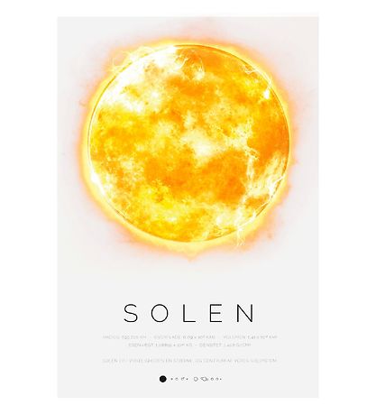 Citatplakat Veggspjald - B2 - Sólin