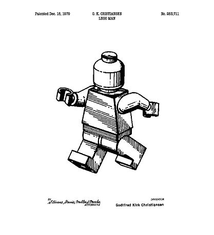 Citatplakat Veggspjald - B2 - Lego Man