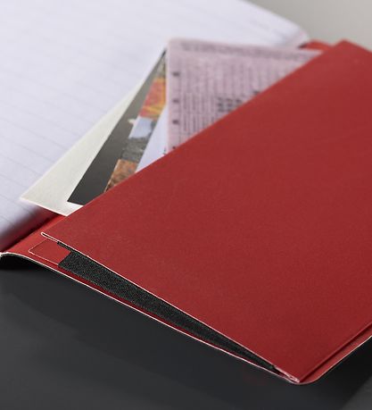Oxford Notebook - Soft Case - Lined - A6 - Black/Red