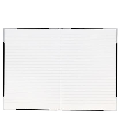 Bantex Notebook - Lined - B5 - Black/Grey