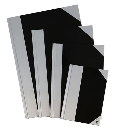 Bantex Notebook - Lined - B5 - Black/Grey