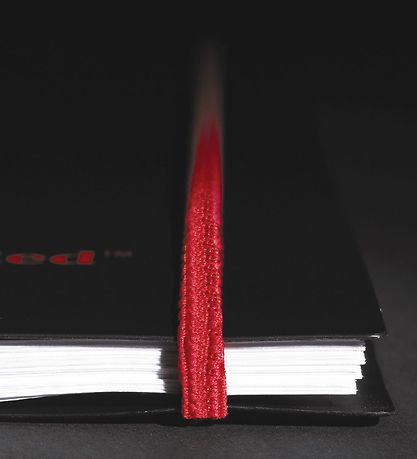 Oxford Notebook - Spiral - Lined - A5 - Black/Red