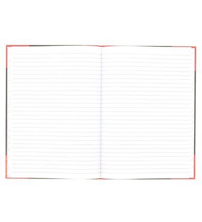 Bantex Notebook - Lined - A4 - Black/Red