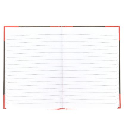 Bantex Notebook - Lined - A5 - Black/Red