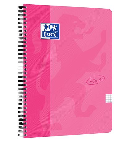 Oxford Notebook - Touch - Squared - A4 + - Pink