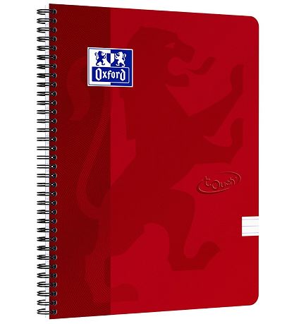 Oxford Notebook - Touch - Lined - A4 + - Red