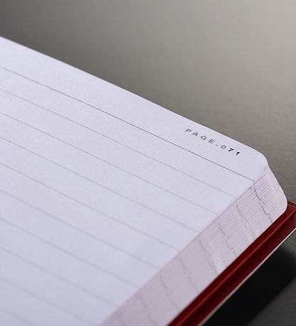 Oxford Notebook - Soft Case - Lined - A5 - Black/Red