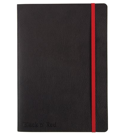 Oxford Notebook - Soft Case - Lined - A5 - Black/Red