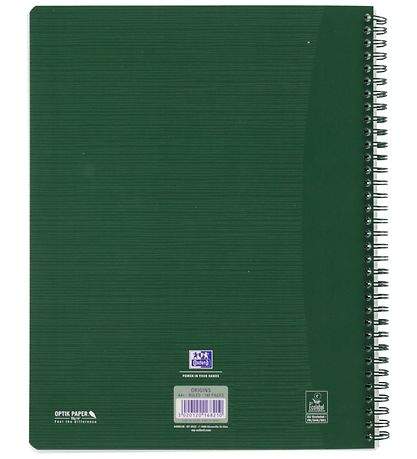 Oxford Notebook - Origins - Lined - A4+ - Green