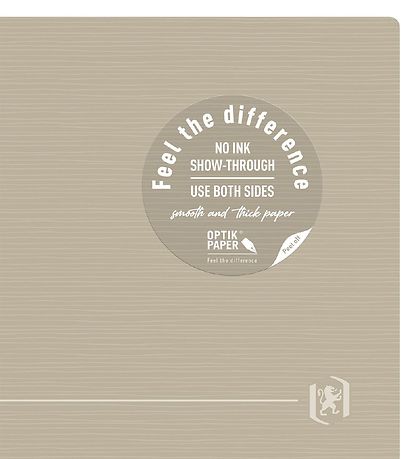 Oxford Notebook - Origins - Lined - A4 + - Beige