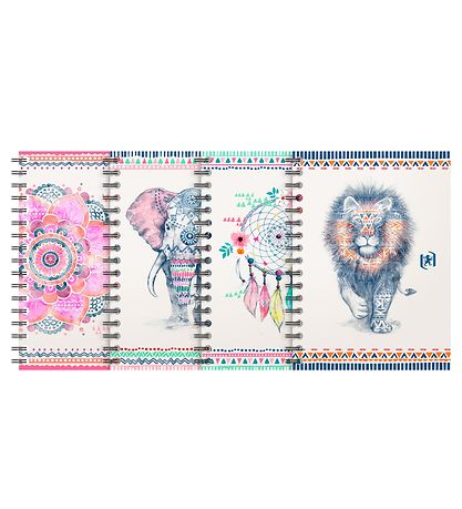 Oxford Notebook - 1 Book - Boho Chic - Squared - B5 - Assort