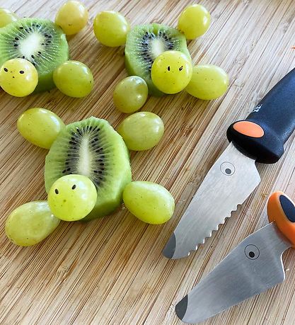 Kinderkitchen Cutlery - Orange/Black