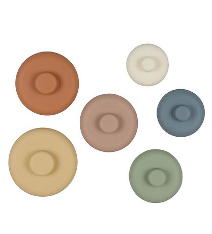 Petit Monkey Stacking Tower - Silicone - Pastel Mix
