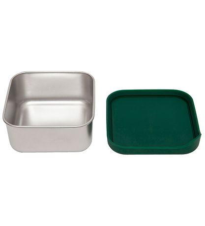 Petit Monkey Lunchbox - Mae - Stainless Steel - Pine Green