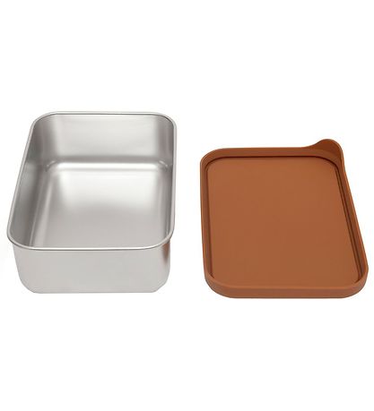 Petit Monkey Lunchbox - Riley - Stainless Steel - Baked Clay