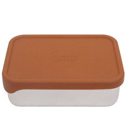 Petit Monkey Lunchbox - Riley - Stainless Steel - Baked Clay
