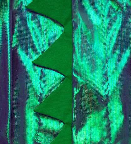 Meri Meri Kostüm - Mantel und Hut - Drache - Metallic Grün