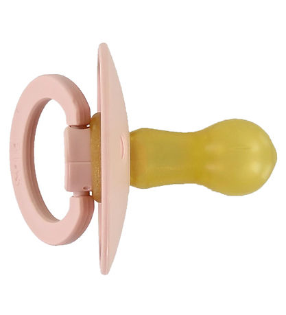 BIBS Colour Pacifiers - Size 2 - 2-Pack - Round - Ivory/Blush