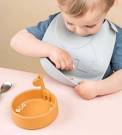 Done by Deer Dinner Set - Silicone - 3 Parts - Peekaboo - Colour