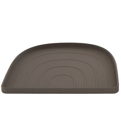 OYOY Plate & Bowl - Silicone - Rainbow - Choco/Vanilla
